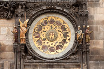 Calendar on the astronomical clock. Prague, Czech Republic. - Photo #29621