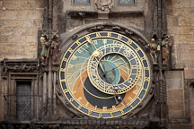 Astronomical dial with Zodiac ring. Prague, Czech Republic. - Photo #29622