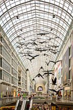 Atrium of the Eaton Centre. Toronto, Canada. - Photo #19635