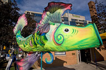 Fish artwork. Toronto, Canada. - Photo #19947