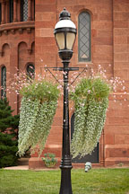 Old streetlamp outside the Smithsonian Castle. Washington, D.C. - Photo #29359