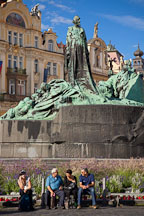 Jan Hus Memorial in the Old Town Square. Prague, Czech Republic. - Photo #29463