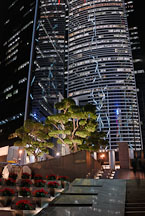 Citibank plaza at night. Hong Kong, China. - Photo #14964