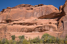 Ancestral Puebloans lived at Junction Ruin. Canyon de Chelly NM, Arizona. - Photo #18172