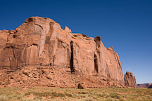 Raingod Mesa. Monument Valley, Arizona. - Photo #18776