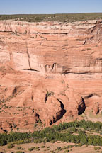 Canyon view from Face Rock Overlook. Canyon de Chelly NM, Arizona. - Photo #18282
