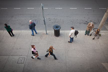 Walking on King St. Hamilton, Canada. - Photo #33082