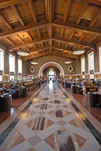 Interior of Union station. Los Angeles, California, USA. - Photo #6483