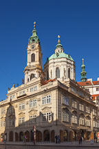 Saint Nicholas Church in the center of LIttle Quarter Square. Prague, Czech Republic. - Photo #29983