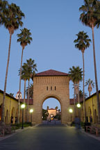 Entrance to the Quad. Stanford, California. - Photo #2283