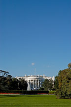 The White House in the late afternoon.  Washington, D.C., USA. - Photo #11383