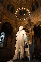 Statue of president James A. Garfield. Garfield monument, Lake View Cemetery, Cleveland, Ohio, USA - Photo #4191