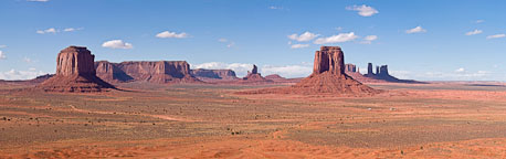 Panorama of Monument Valley from Artist's point. Monument Valley, Arizona. - Photo #22095