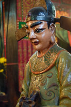 Statue. Tin Hau Temple, Hong Kong, China. - Photo #15395