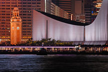 Hong Kong Cultural Centre and Clock Tower. Hong Kong, China. - Photo #15997