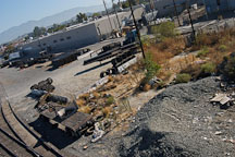 Tracks near the Los Angeles river. Los Angeles, California, USA. - Photo #8597