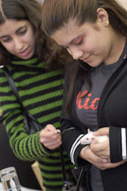 A young girl adopts a pet rat. The Wonderful World of Rats, San Mateo, California, USA. - Photo #5999